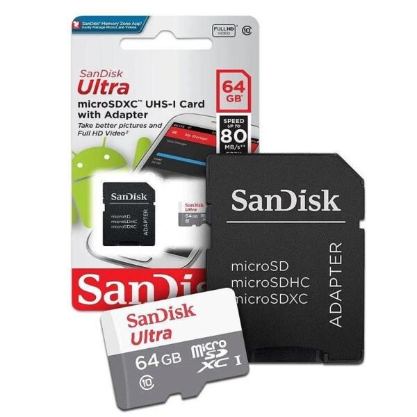 CARTÃO DE MEMÓRIA 64 GB SANDISK