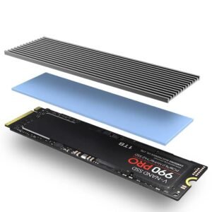 Dissipador para SSD NVMe com Thermal Pad