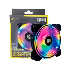 FAN PARA GABINETE E CPU REVENGER RGB GVR332