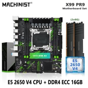 KIT XEON E5 2650 V4 + X99 + 2X8 16 GB DDR4