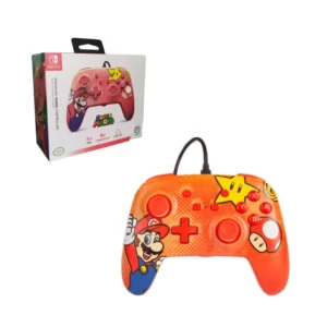 Controle com Fio Nintendo Switch Mario Vintage - PowerA