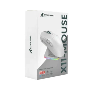 Mouse Gamer Attack Shark X11 RGB - Novo