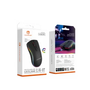 Mouse Sem Fio Gaming H'maston MS09 RGB Bluetooth e 2.4G- Novo Lacrado
