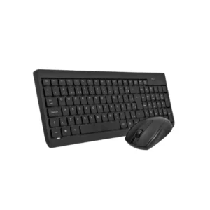 Teclado e Mouse Optical Sem Fio 2.4GHz Preto – Novo