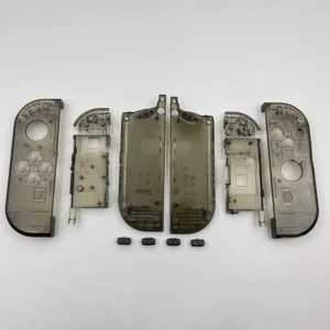 CARCAÇA JOYCON PRETA TRANSPARENTE